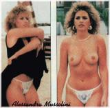 Alessandra mussolini topless